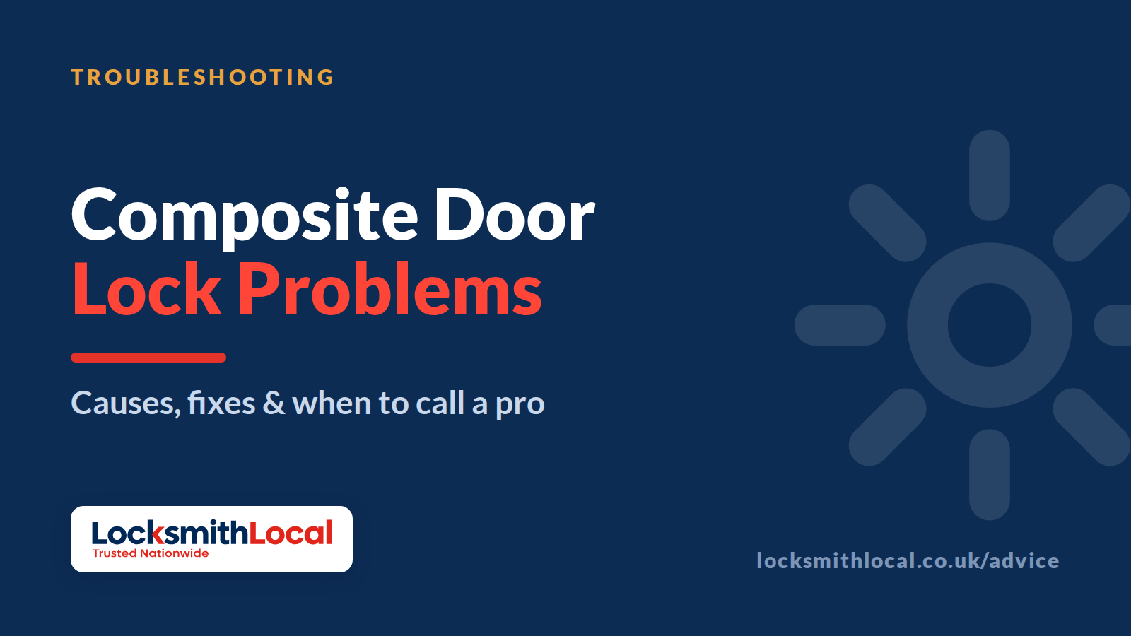 Composite Door Lock Problems: Causes, Fixes & When to Call a Locksmith