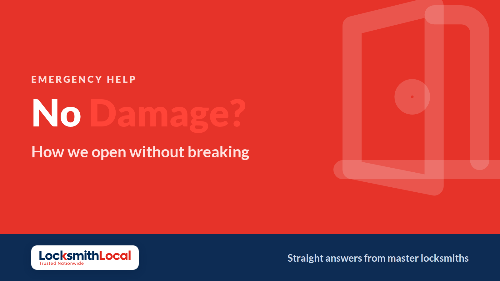 How Do Locksmiths Open a Locked Door Without Breaking It?