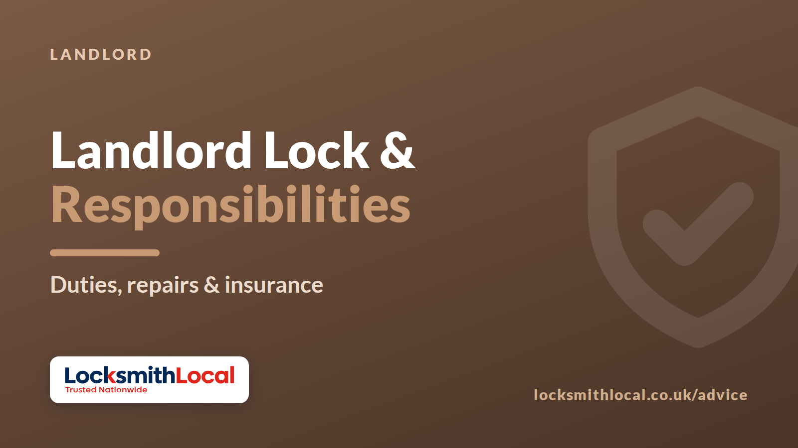 Landlord Lock & Security Responsibilities (and Insurance)