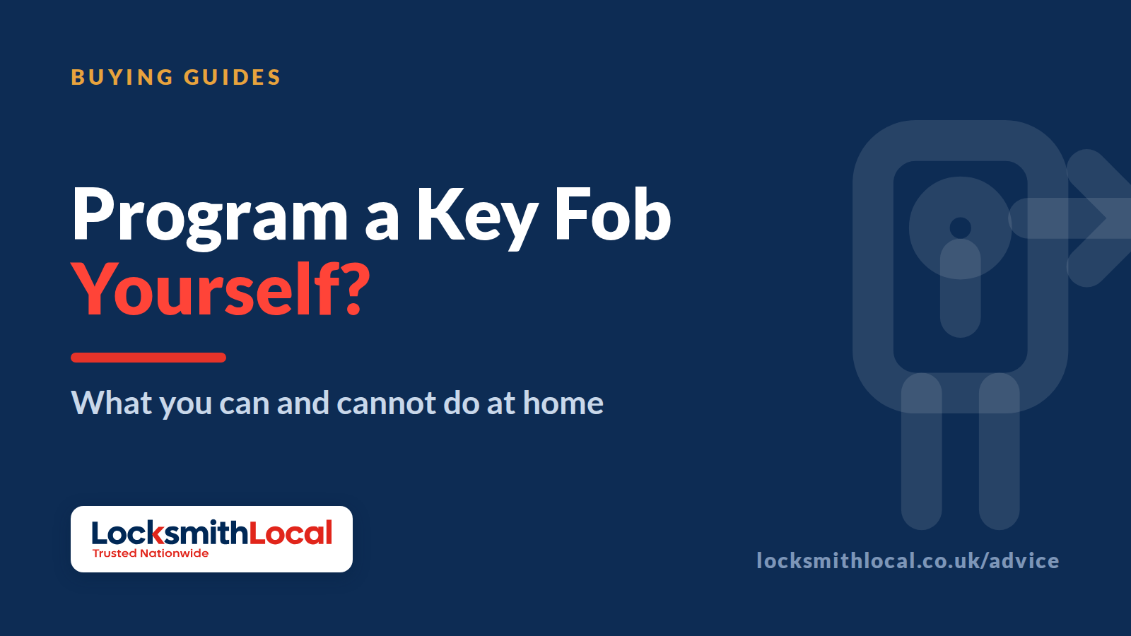 Can You Program a Car Key Fob Yourself?