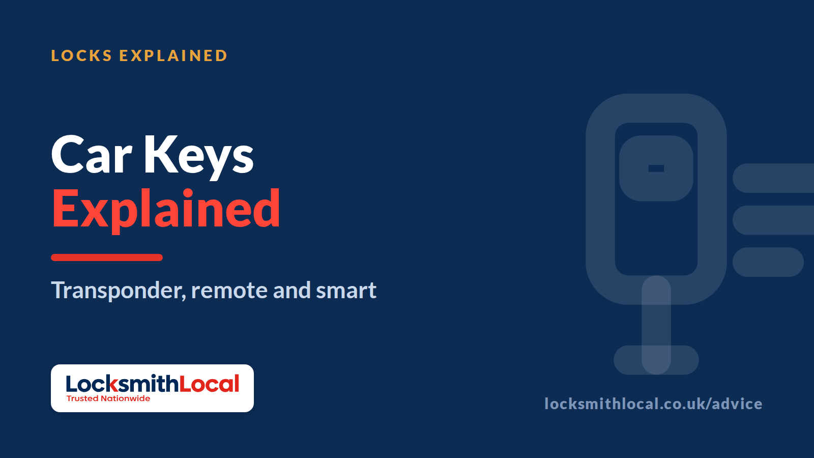 Transponder, Remote and Smart Car Keys Explained