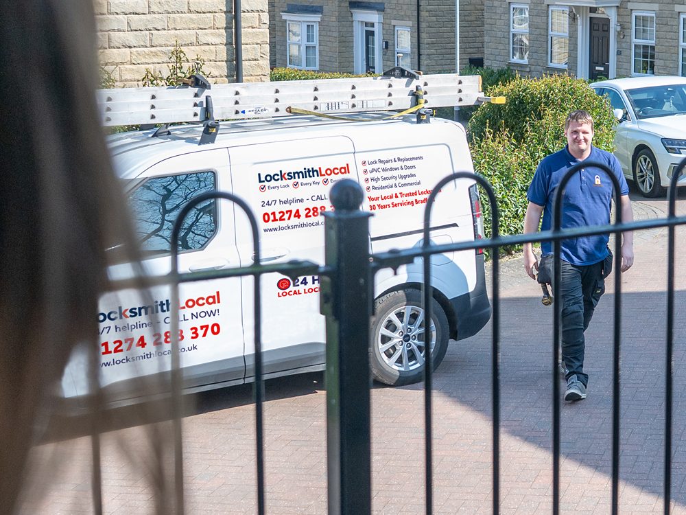 Danny's liveried locksmith van in Bradford