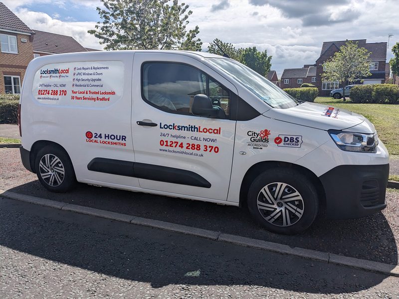 Keep an eye out for our expert local locksmith Danny and his LocksmithLocal van - proudly serving Bradford