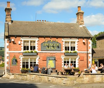 The Spencer Arms pub in Cawthorne