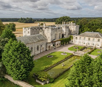 Hazlewood Castle, a historic country house and hotel in the countryside near Leeds