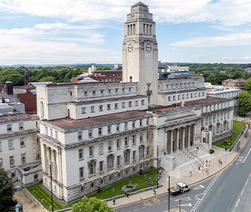 The University of Leeds campus in the city