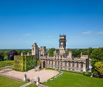 Carlton Towers, the Grade I listed Victorian Gothic stately home in its parkland near Selby
