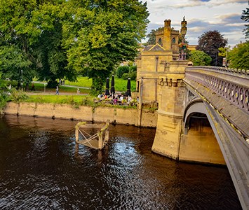 The River Ouse flowing through York