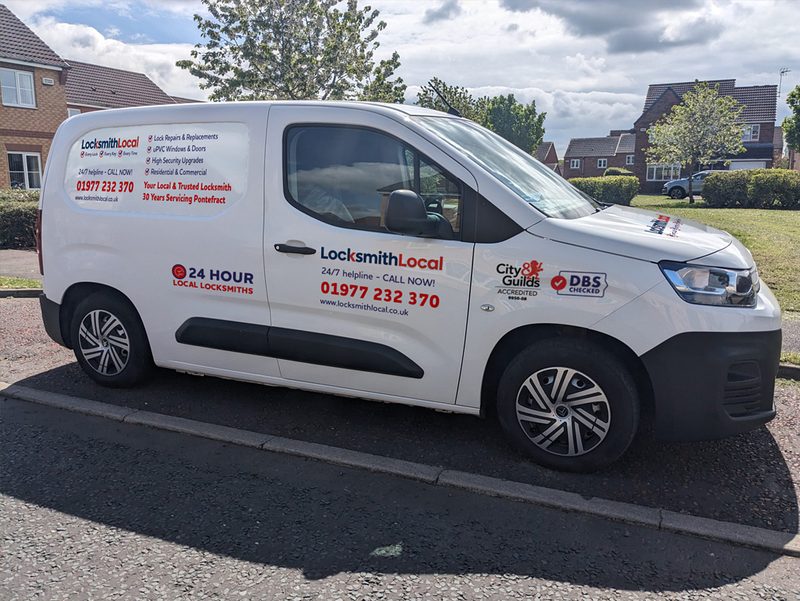 Keep an eye out for our expert local locksmith Jim and his LocksmithLocal van - proudly serving Pontefract