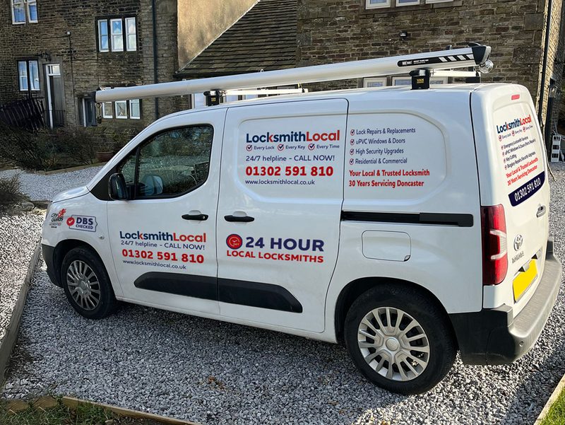 Keep an eye out for our expert local locksmith Jim and his LocksmithLocal van - proudly serving Tickhill