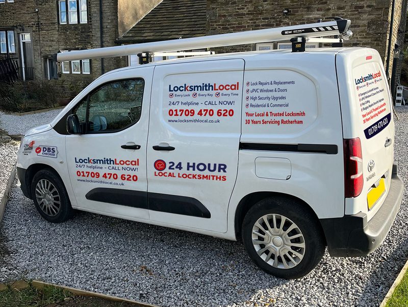Keep an eye out for our expert local locksmith Jason and his LocksmithLocal van - proudly serving Catcliffe