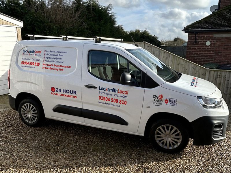 Keep an eye out for our expert local locksmith Jim and his LocksmithLocal van - proudly serving Rawcliffe