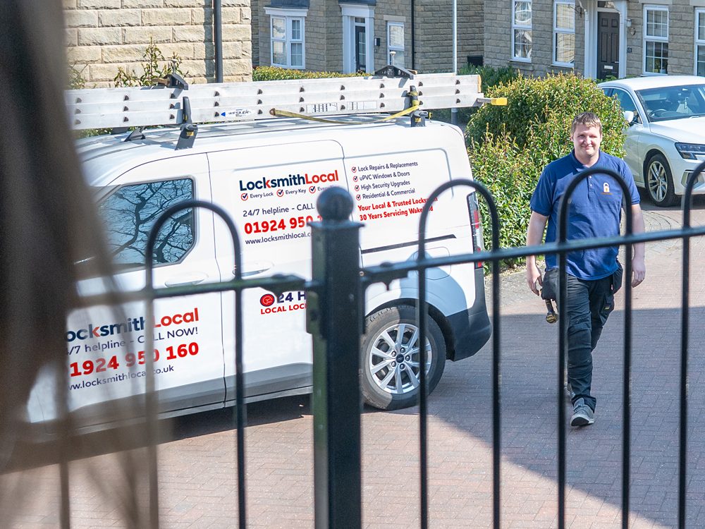 Jim arriving to help in Wakefield